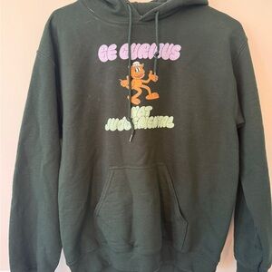 Dark Green Graphic Hoodie